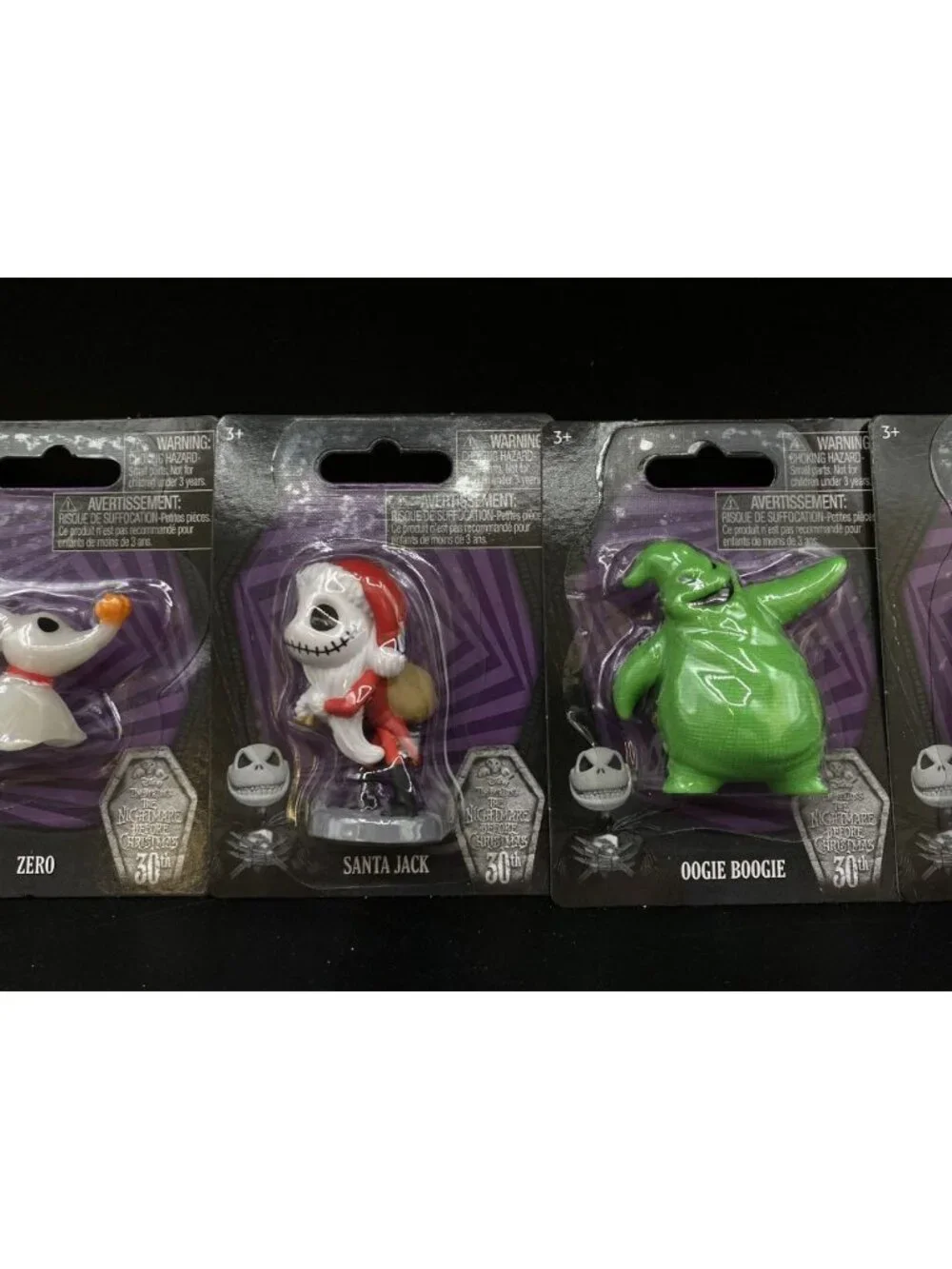 Nightmare Before Christmas Zero Sally Oogie Jack Skellington Mini Figure LOT 5